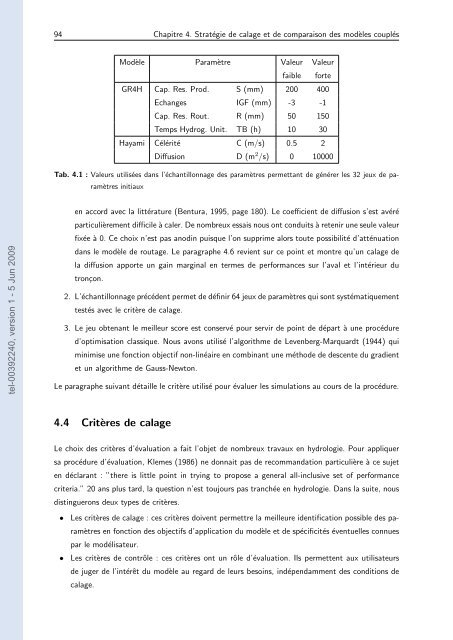 Quels apports hydrologiques pour les modÃ¨les hydrauliques? Vers ...