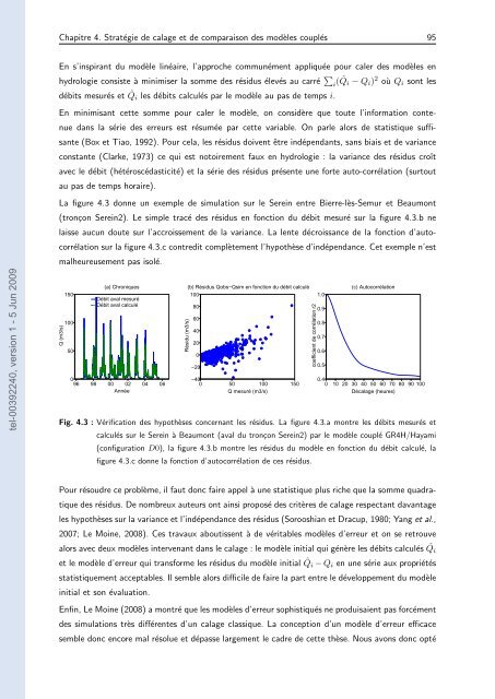 Quels apports hydrologiques pour les modÃ¨les hydrauliques? Vers ...