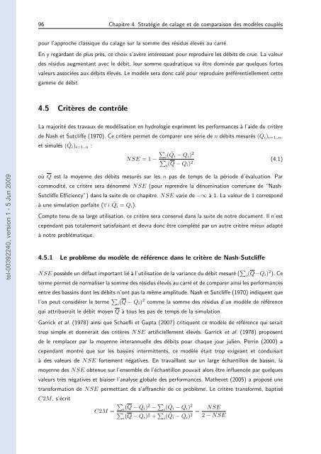 Quels apports hydrologiques pour les modÃ¨les hydrauliques? Vers ...