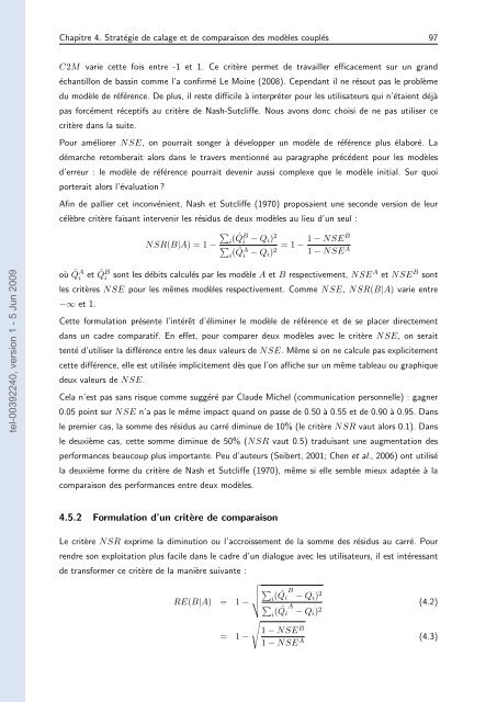 Quels apports hydrologiques pour les modÃ¨les hydrauliques? Vers ...