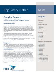 Regulatory Notice 12-03 - finra