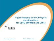 Signal Integrity and PCB layout considerations for DDR2-800 Mb/s ...