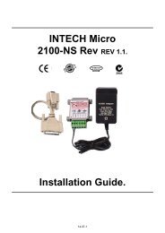 2100-NS Installation Guide - Intech Instruments Ltd