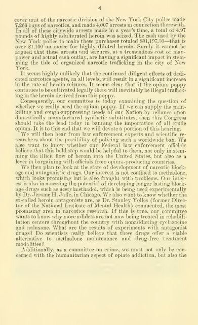 Narcotics research, rehabilitation, and treatment. Hearings, Ninety ...