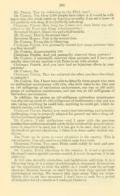 Narcotics research, rehabilitation, and treatment. Hearings, Ninety ...