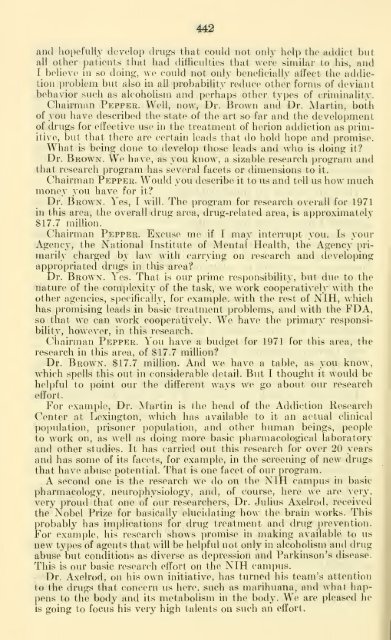 Narcotics research, rehabilitation, and treatment. Hearings, Ninety ...