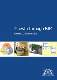 Growth through BIM - Institution of Civil Engineers