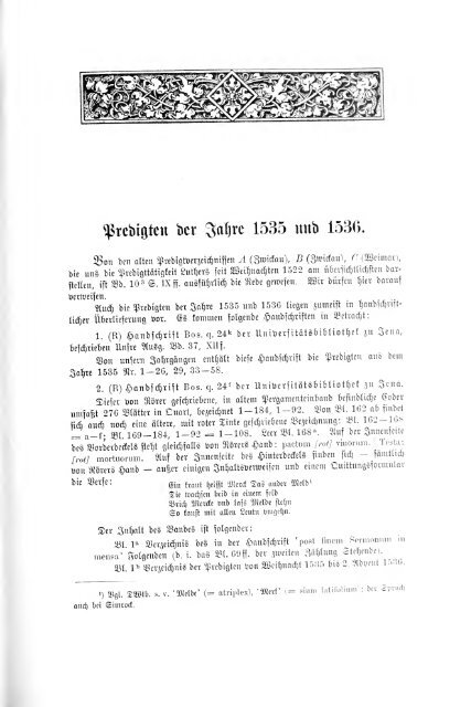 Werke. Kritische Gesamtausgabe. [Hrsg. von J.K.F. ... - Maarten Luther