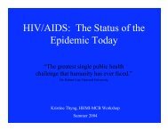 HIV/AIDS - Life Sciences Outreach Program - Harvard University