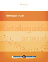 Katalogazio arauak - Kultura Saila - Euskadi.net