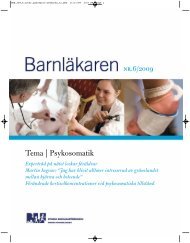 Nr 6 Psykosomatik - barnlÃ¤karen Svenska barnlÃ¤karfÃ¶reningens ...