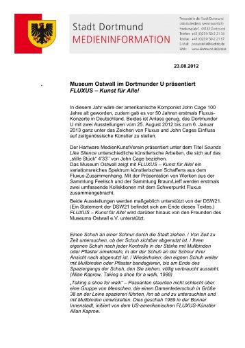 Pressemitteilung [pdf, 76 kB] - Dortmund.de