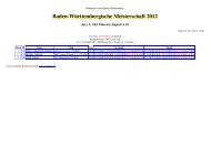 Baden-WÃ¼rttembergische Meisterschaft 2012 - Taekwondo-Union ...