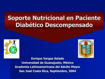 Soporte Nutricional en Paciente Diabético Descompensado