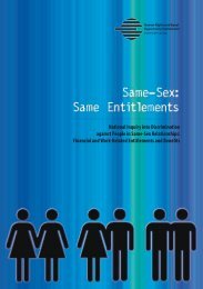 Same-sex: same entitlements - Australian Human Rights Commission