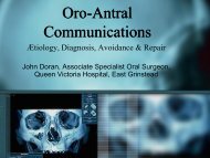 Oro-Antral Communications: - Exodonti.info