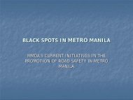 BLACK SPOTS IN METRO MANILA