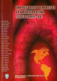 Empresarios y empresas en AmÃ©rica Latina, siglos XVIII-XX