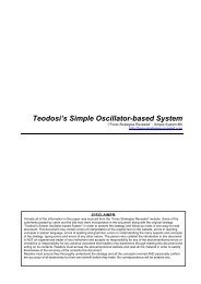 Teodosi's Simple Oscillator-based System - Forex Strategies Revealed