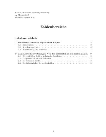 Skript Zahlenbereiche.pdf - Goethe Oberschule
