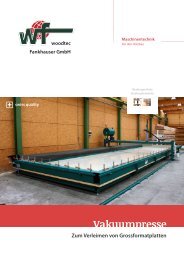 Produkt-Dokumentation - woodtec Fankhauser GmbH