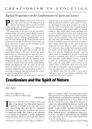 Creationism and the Spirit of Nature - Tikkun Magazine