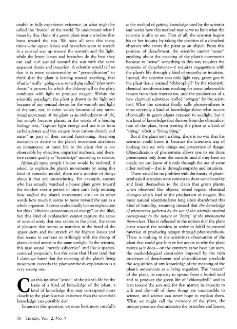 Creationism and the Spirit of Nature - Tikkun Magazine