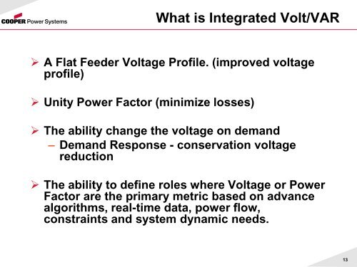 Integrated Volt/VAR Control - Smart Grid News