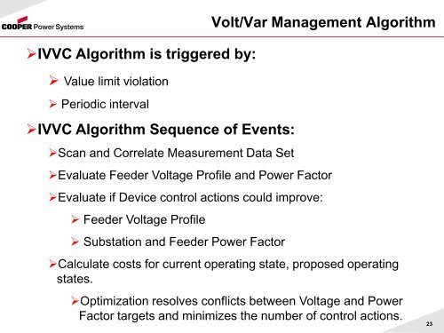 Integrated Volt/VAR Control - Smart Grid News