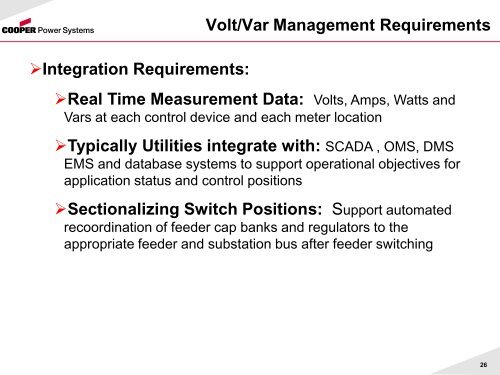 Integrated Volt/VAR Control - Smart Grid News
