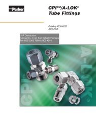 CPIâ¢/A-LOKÂ® Tube Fittings - LSR Distribuidor