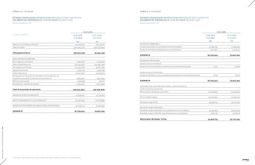 Estados Financieros Consolidados - Sonda