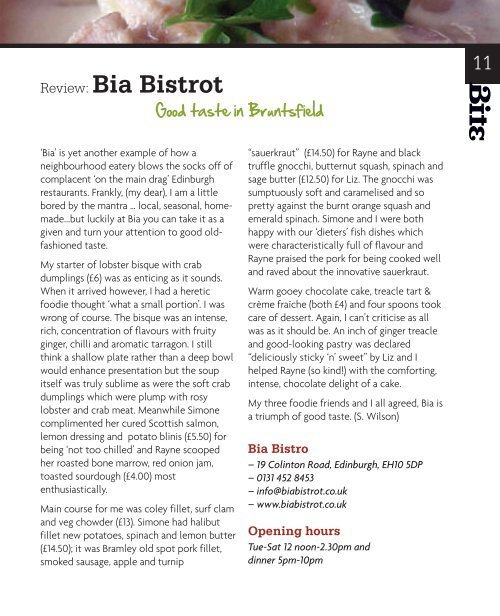 Download February 2011 - Bite Magazine