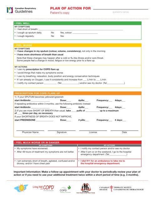 COPD Action Plan PDF Canadian Lung Association copd-action-plan-pdf-canadian-lung-association