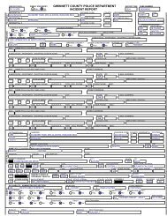 GWINNETT COUNTY POLICE DEPARTMENT INCIDENT REPORT