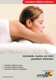 Austrotherm Wellness Schneckendusche