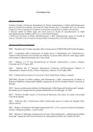 Curriculum vitae di Gianluca Gardini: - Assemblea Legislativa