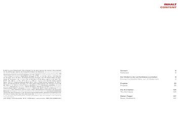 INHALT CONTENT - JOVIS VERLAG Architektur Fotografie Berlin