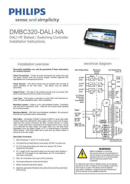 DMBC320-DALI-NA - Philips Lighting Controls