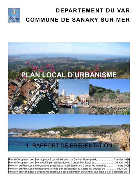 1.Rapport de Presentation.pdf - Sanary-sur-Mer