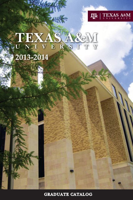 2013-2014 Graduate Catalog Downloadable PDF (10.71MB)