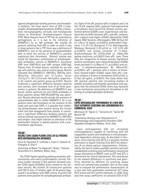 Haematologica 2004;89: supplement no. 8 - Supplements ...