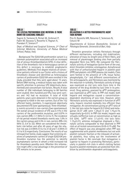 Haematologica 2004;89: supplement no. 8 - Supplements ...