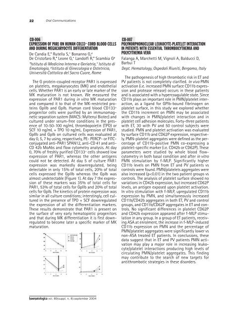 Haematologica 2004;89: supplement no. 8 - Supplements ...