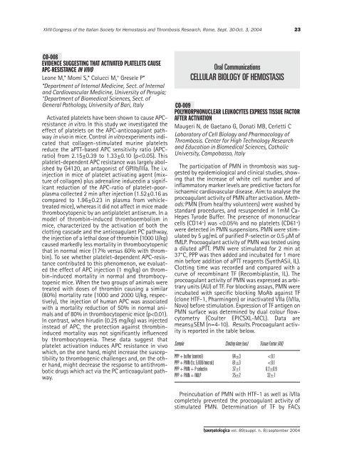 Haematologica 2004;89: supplement no. 8 - Supplements ...