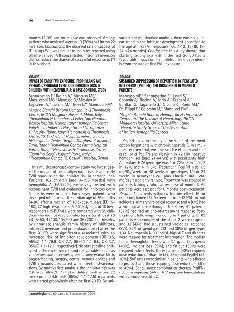 Haematologica 2004;89: supplement no. 8 - Supplements ...