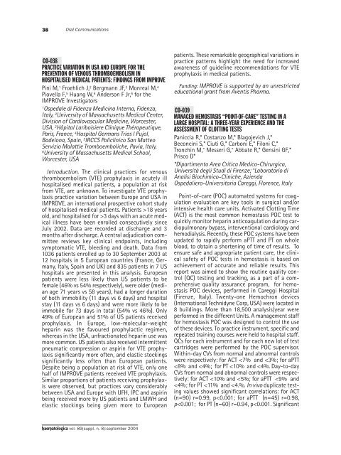 Haematologica 2004;89: supplement no. 8 - Supplements ...