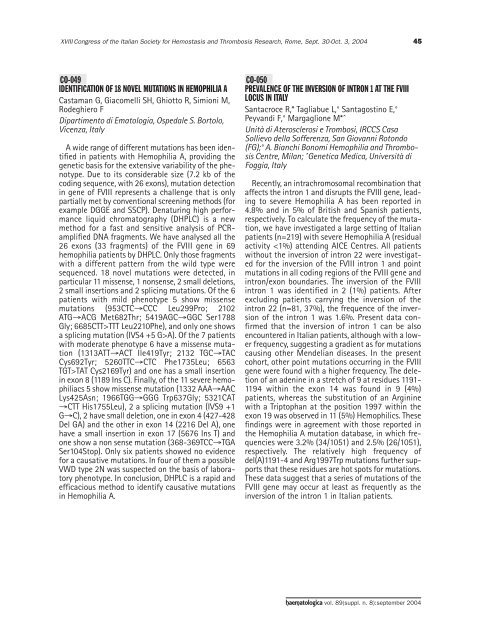 Haematologica 2004;89: supplement no. 8 - Supplements ...