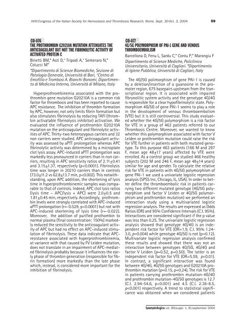 Haematologica 2004;89: supplement no. 8 - Supplements ...