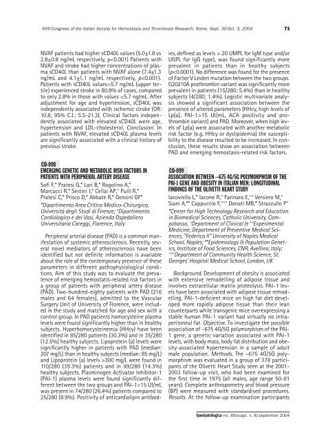 Haematologica 2004;89: supplement no. 8 - Supplements ...